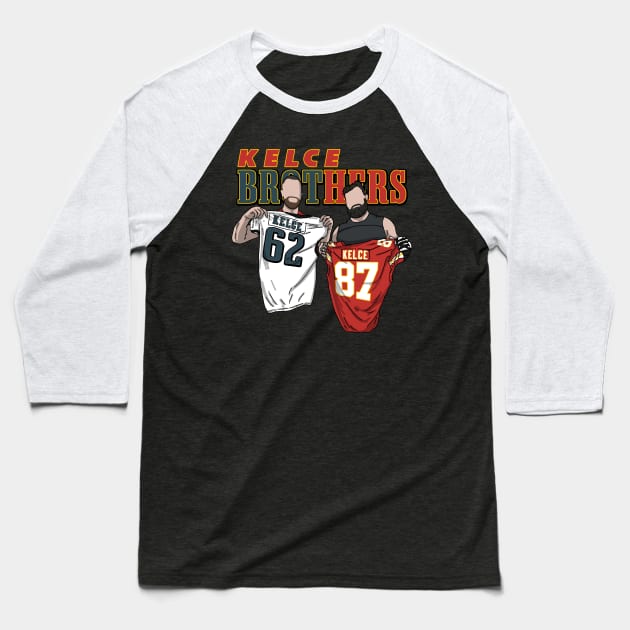Kelce Brothers Baseball T-Shirt by mia_me